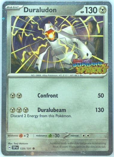 Duraludon Archaludon EX Box (129) 2025 Pokemon Ssp EN-Surging Sparks