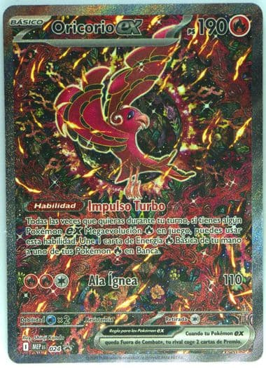 Oricorio EX Mega Charizard X EX Ultra-Premium Collection (024) 2025 Pokemon Spanish Mep ES-Me Black Star Promo