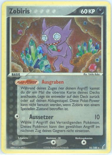 Zobiris-Holo (10) 2006 Pokemon EX Crystal Guardians