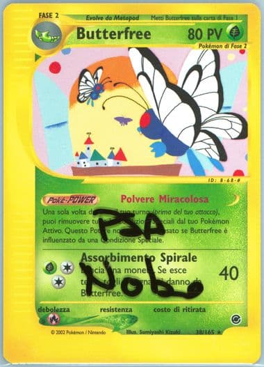 Butterfree Italian (38) 2002 Pokemon Expedition
