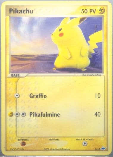 Pikachu Italian (6) 2004 Pokemon EX Trainer Kit Latios