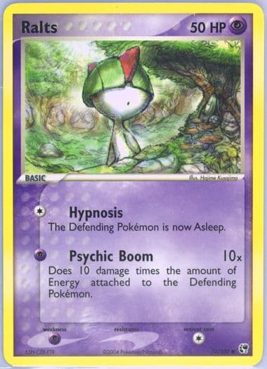Ralts (74) 2004 Pokemon EX Battle Stadium