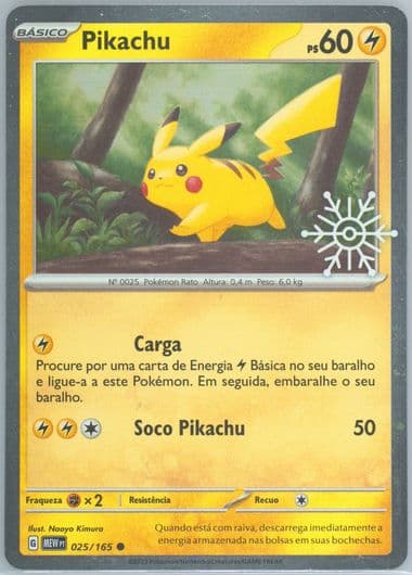 Pikachu Holiday Calendar 2025 Exclusive (025) 2025 Pokemon Portuguese Mew PT-151