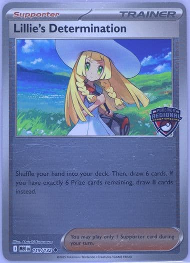 Lillie's Determination Regional Championships (119) 2025 Pokemon Meg EN-Mega Evolution