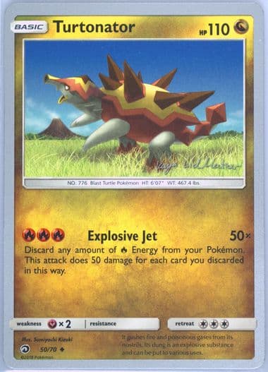 Turtonator (50) 2019 Pokemon 2019 World Championships Deck: Fire Box