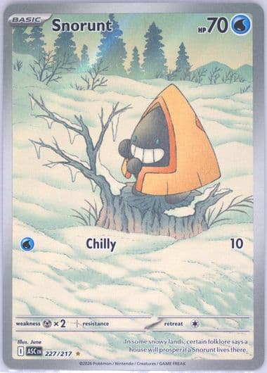 Snorunt Illustration Rare (227) 2026 Pokemon Asc EN-Ascended Heroes