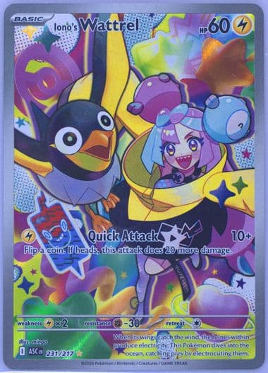 Iono's Wattrel Illustration Rare (231) 2026 Pokemon Asc EN-Ascended Heroes