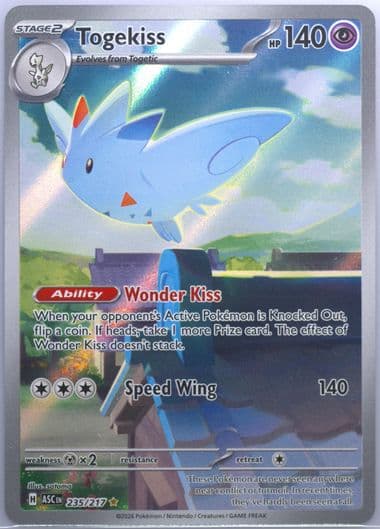 Togekiss Illustration Rare (235) 2026 Pokemon Asc EN-Ascended Heroes