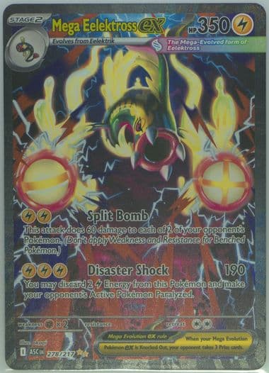 Mega Eelektross EX Special Illustration Rare (278) 2026 Pokemon Asc EN-Ascended Heroes