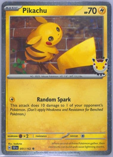 Pikachu Pokemon Day 2026 Collection (051) 2026 Pokemon Tef EN-Temporal Forces