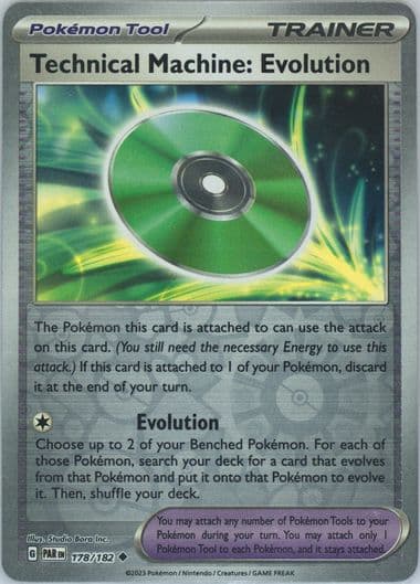 Technical Machine: Evolution Reverse Holo (178) 2023 Pokemon Par EN-Paradox Rift