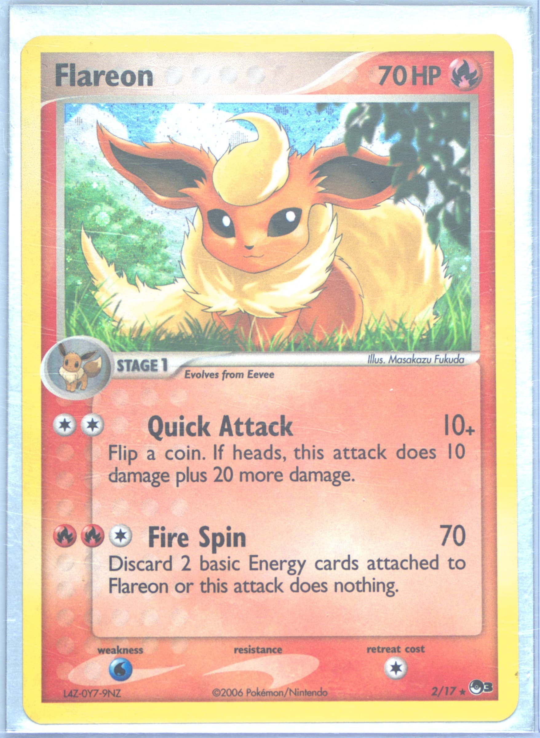 Flareon (2) 2006 Pokemon Pop Series 3