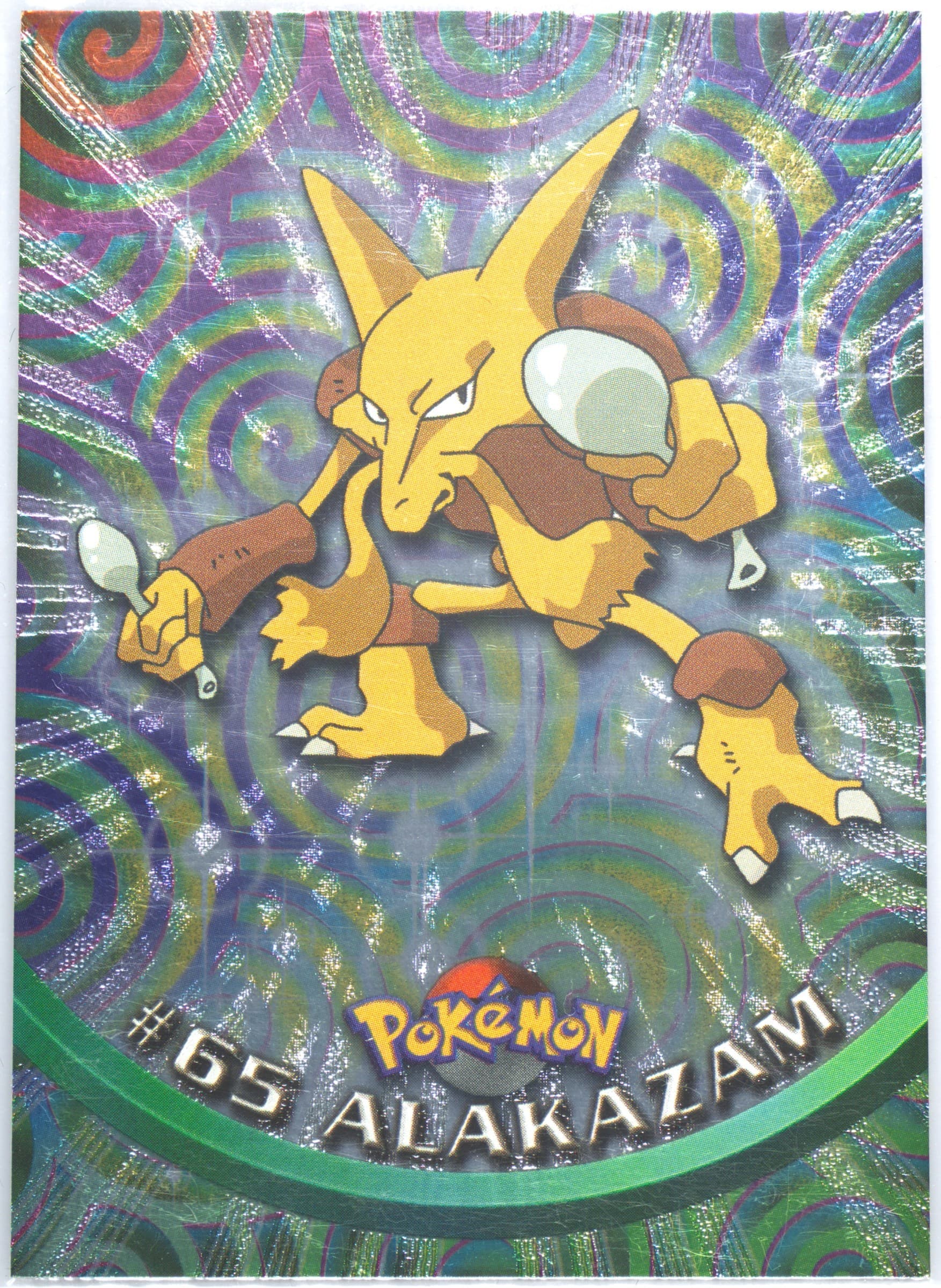 Alakazam Foil (65) 1999 Topps Pokemon TV