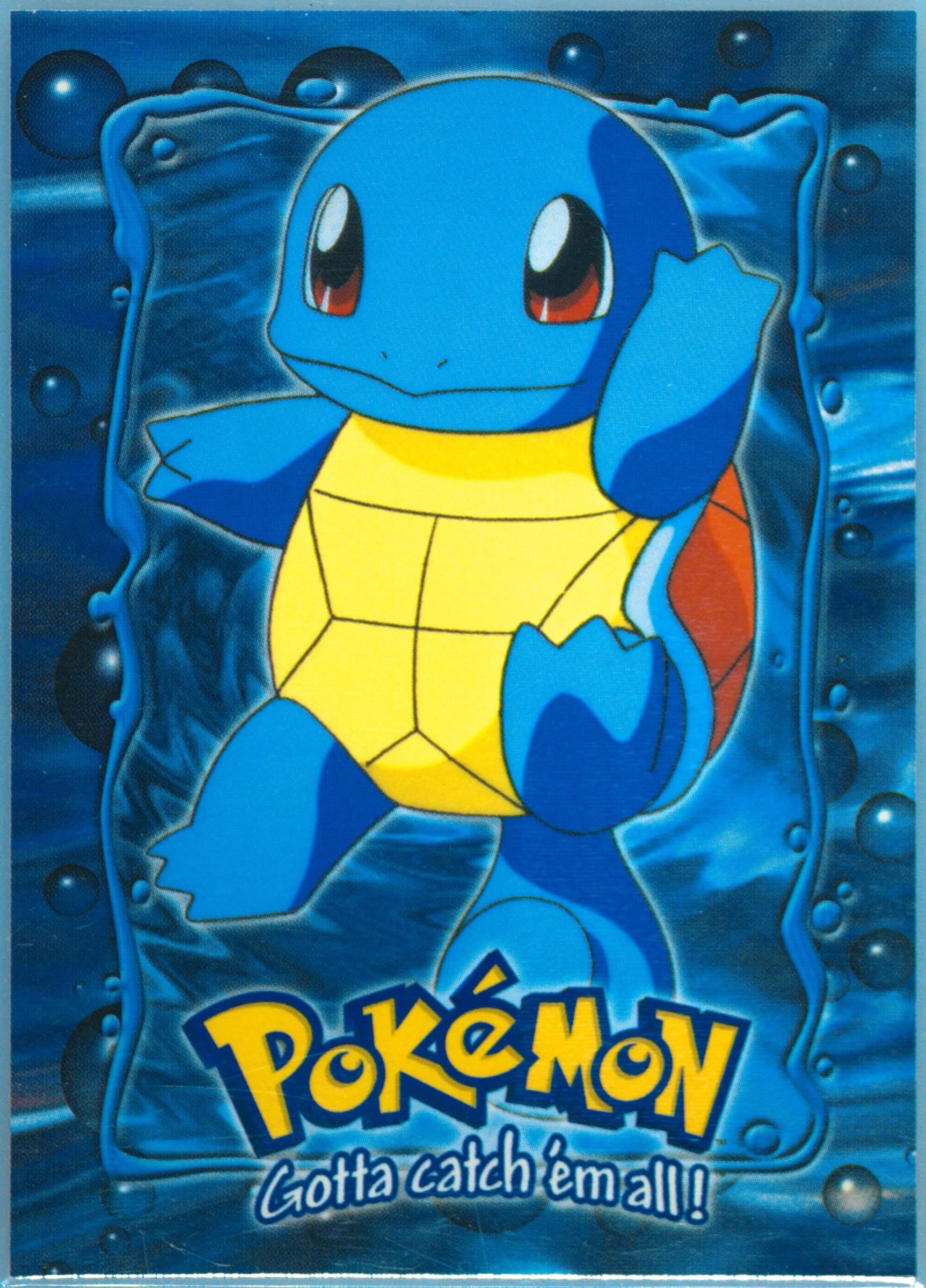 Squirtle #7 (E7) 1999 Topps Pokemon the Movie Edt