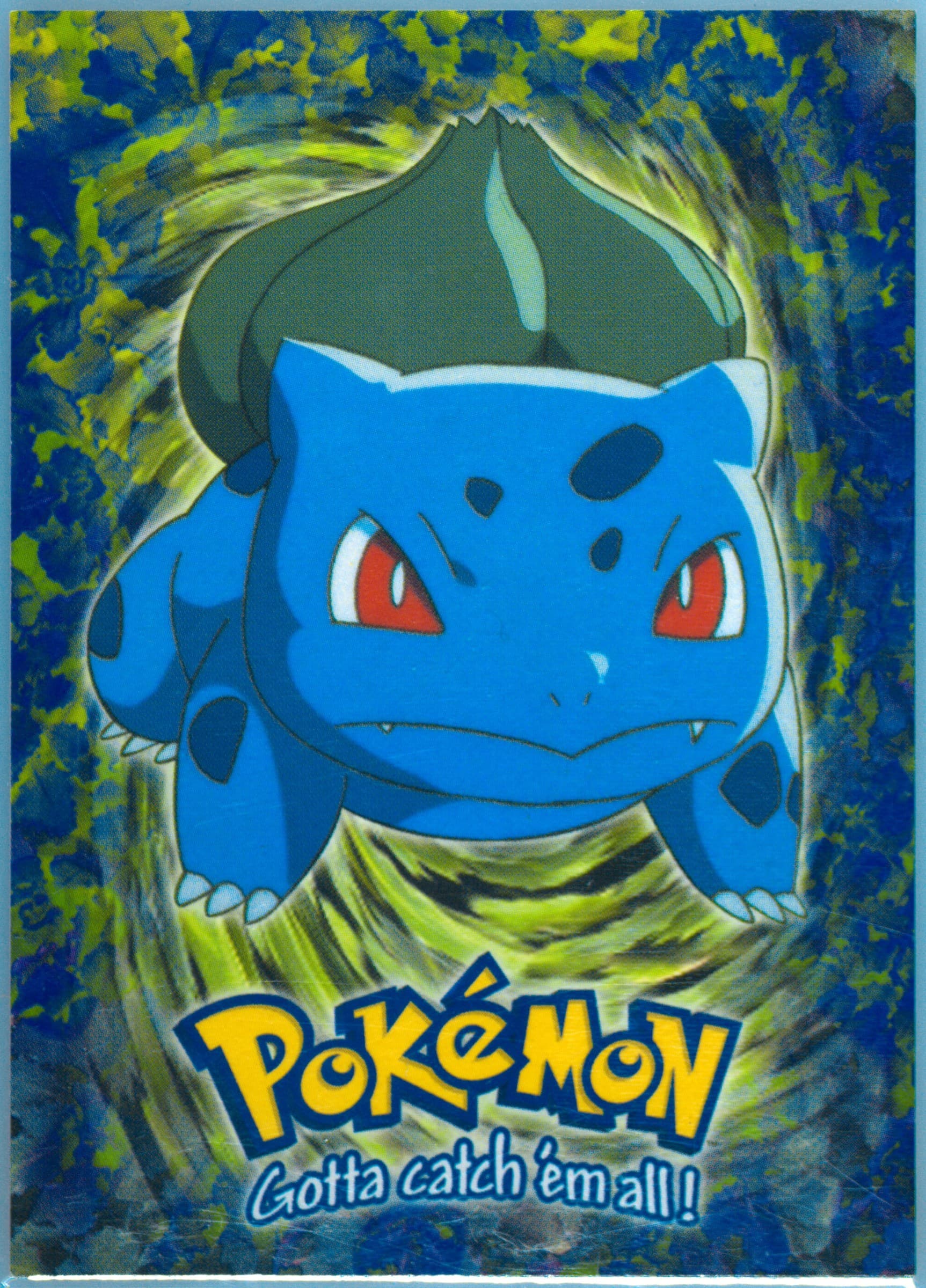Bulbasaur #1 (E1) 1999 Topps Pokemon the Movie Edt