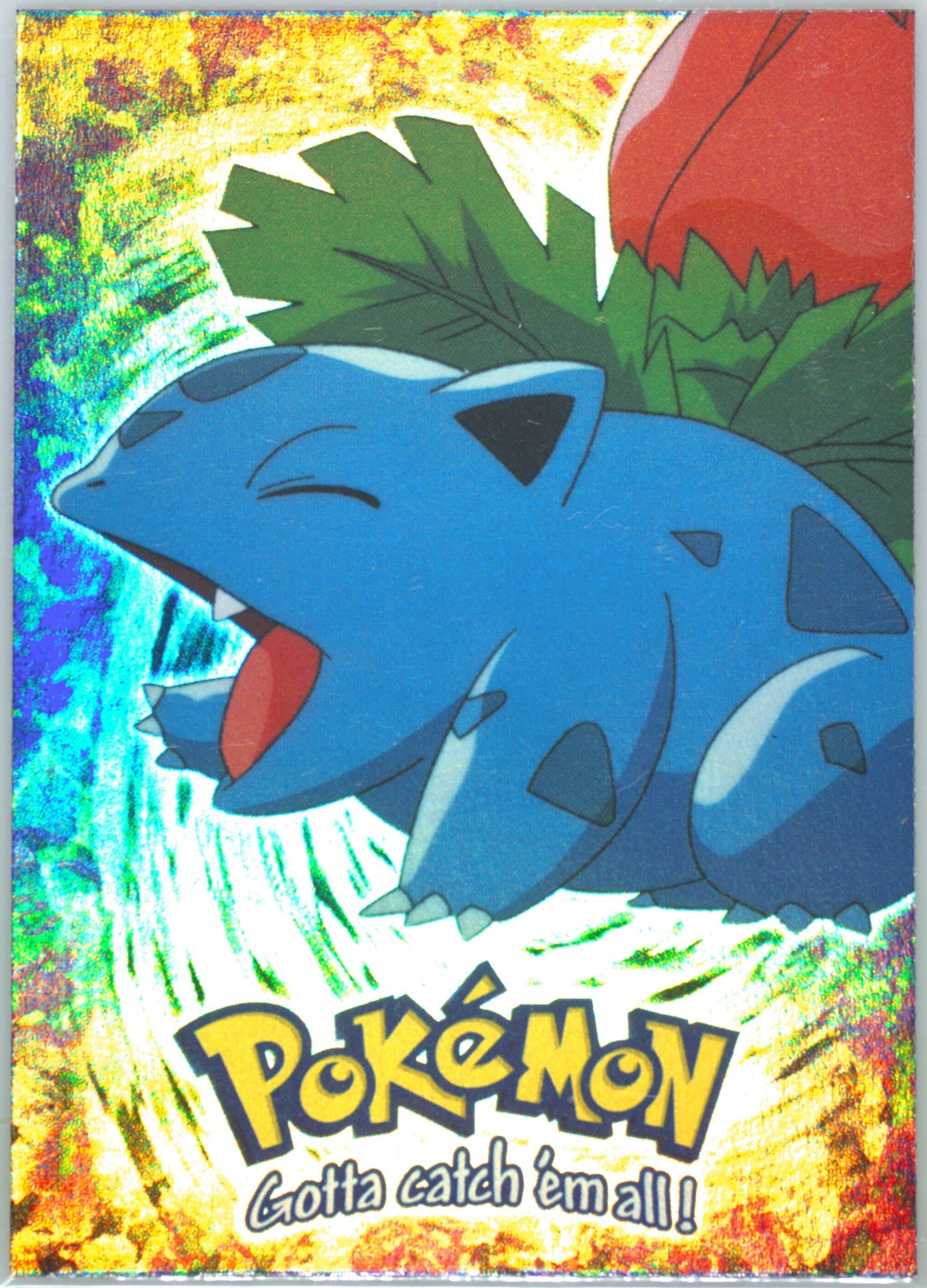Ivysaur #2 Rainbow Foil (E2) 1999 Topps Pokemon the Movie Edt