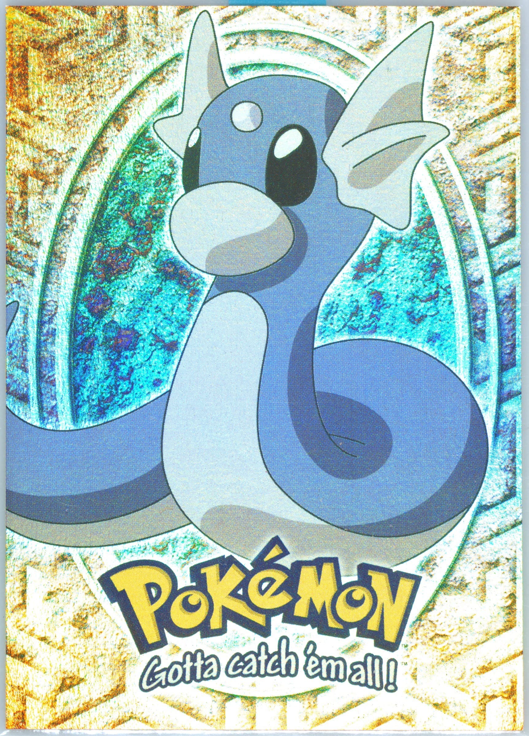 Dratini #147 Rainbow Foil (E10) 1999 Topps Pokemon the Movie Edt
