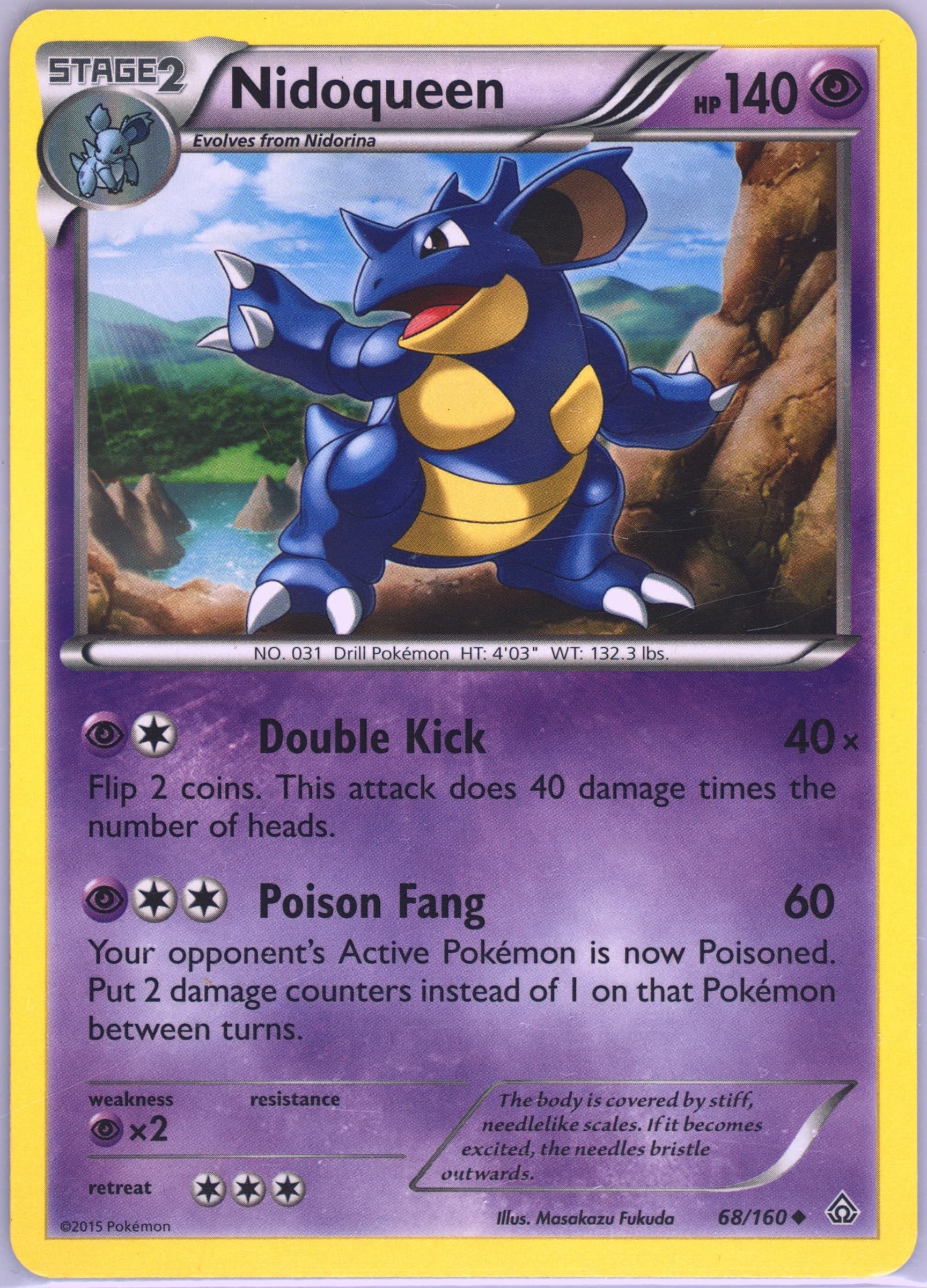 Nidoqueen (68) 2015 Pokemon XY Primal Clash