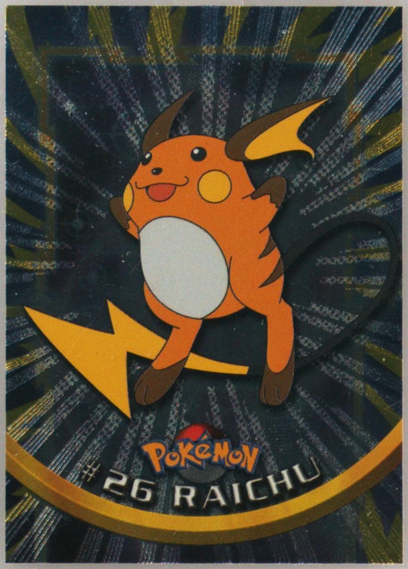 Raichu Foil (26) 1999 Topps Pokemon TV
