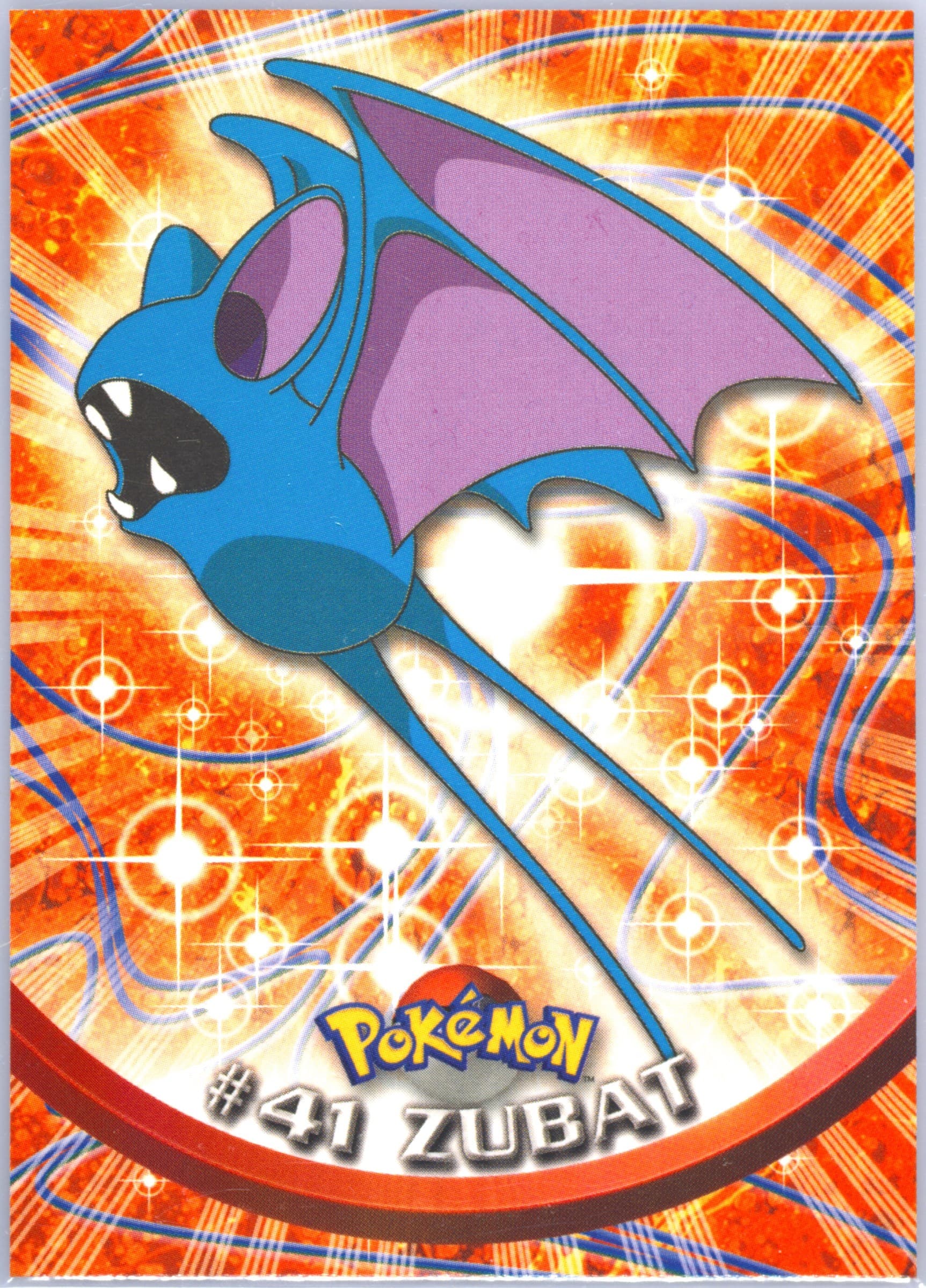 Zubat (41) 1999 Topps Pokemon TV