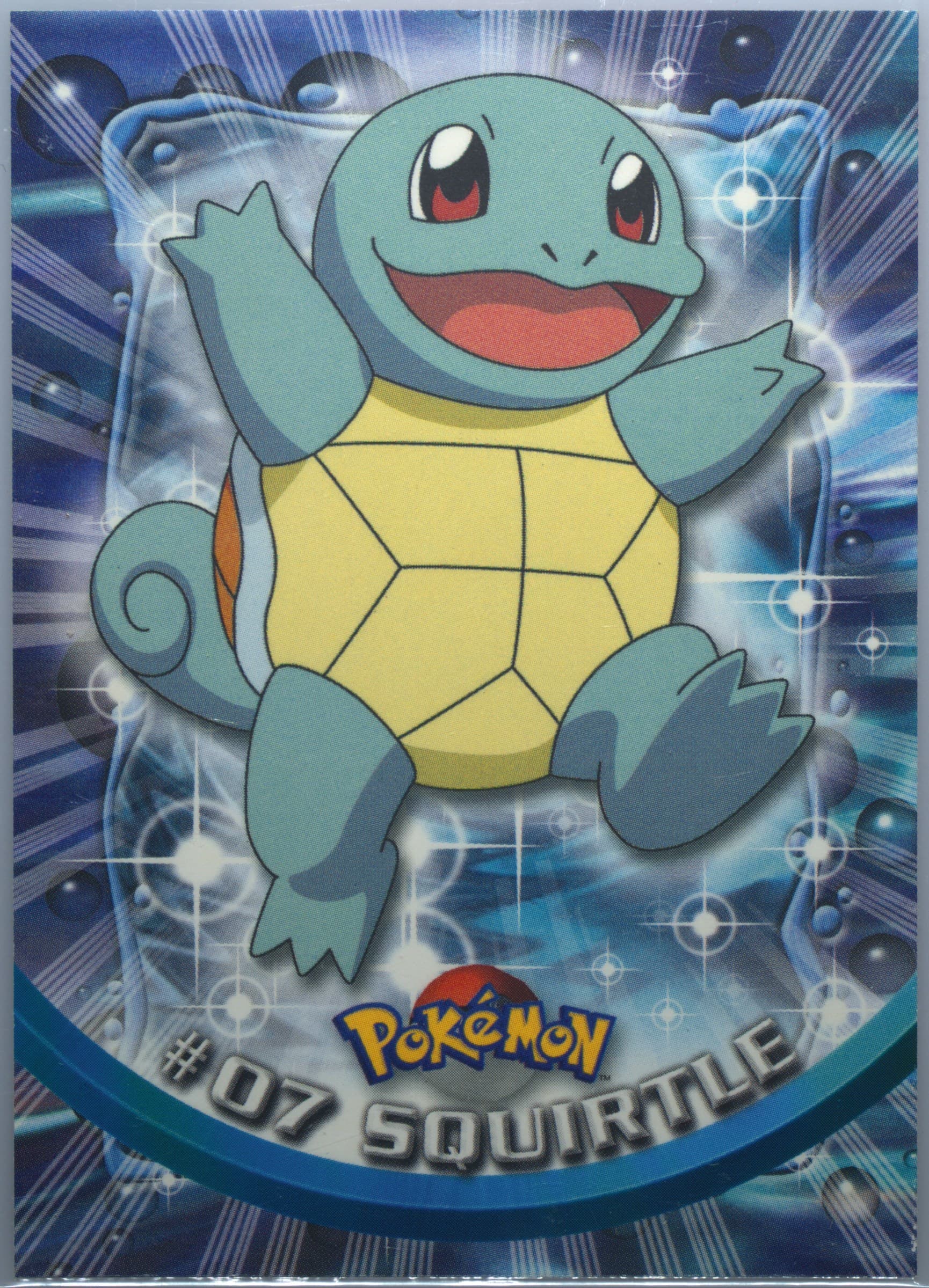 Squirtle (7) 1999 Topps Pokemon TV