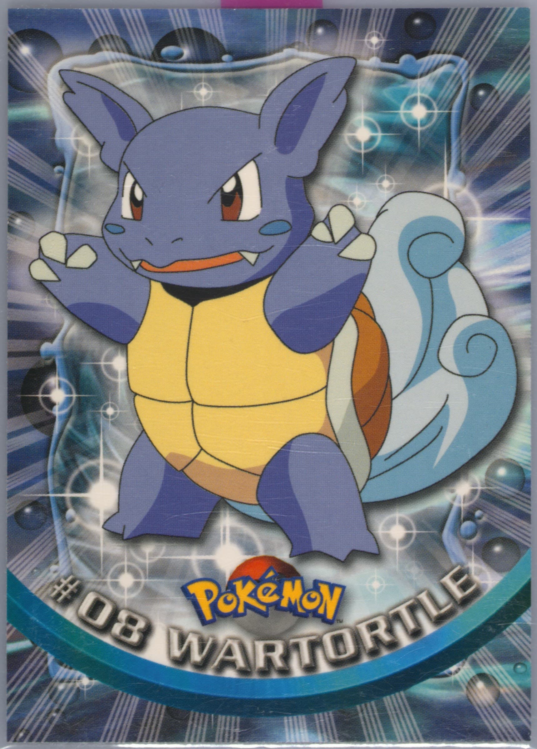 Wartortle (8) 1999 Topps Pokemon TV