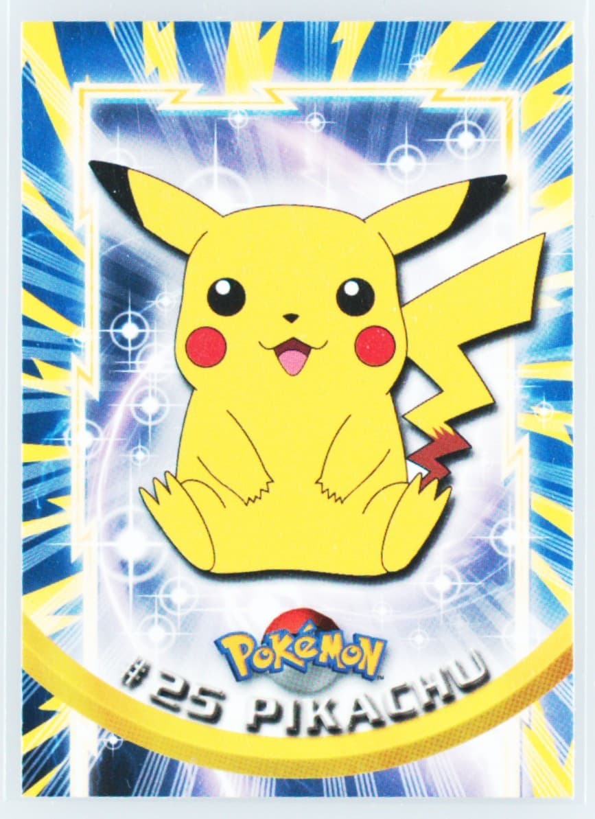 Pikachu (25) 1999 Topps Pokemon TV