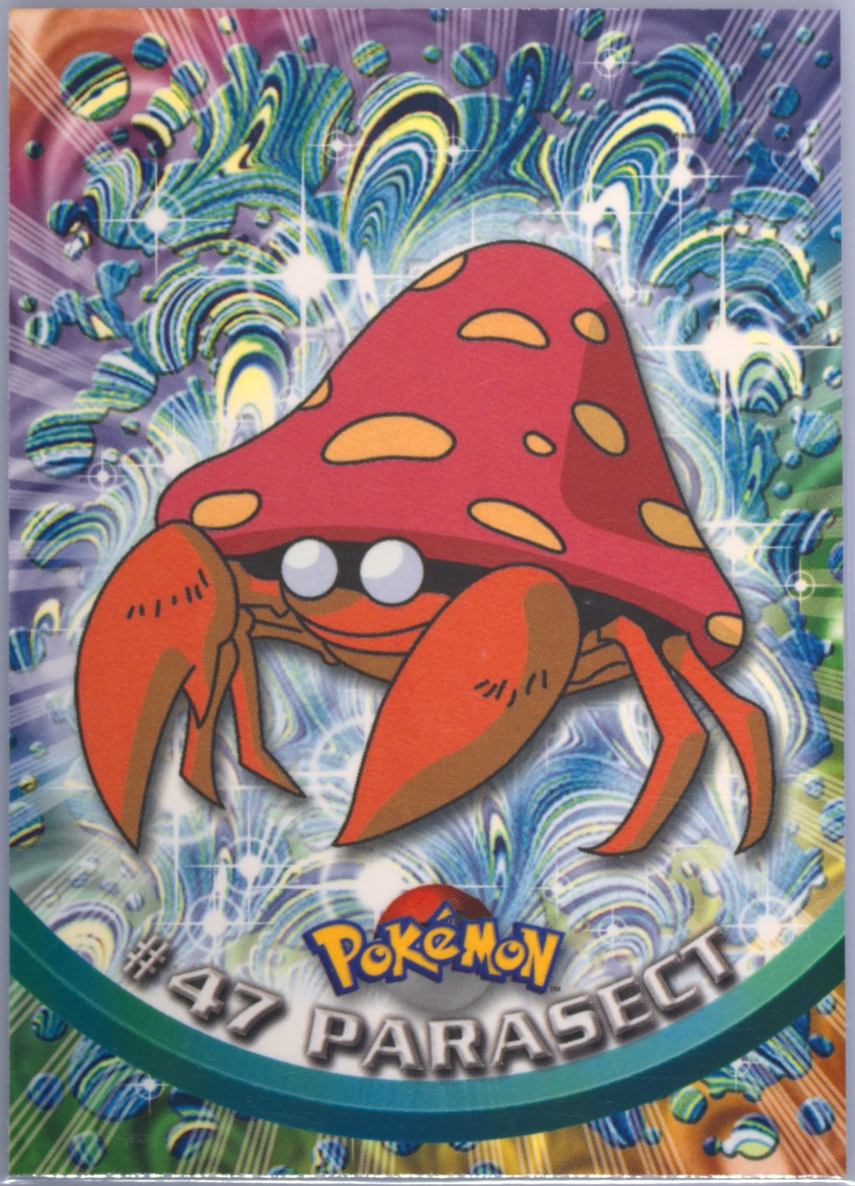 Parasect (47) 1999 Topps Pokemon TV