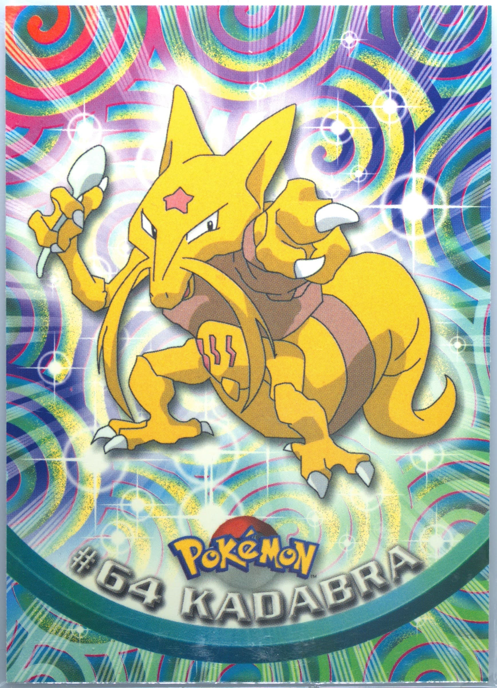 Kadabra (64) 1999 Topps Pokemon TV