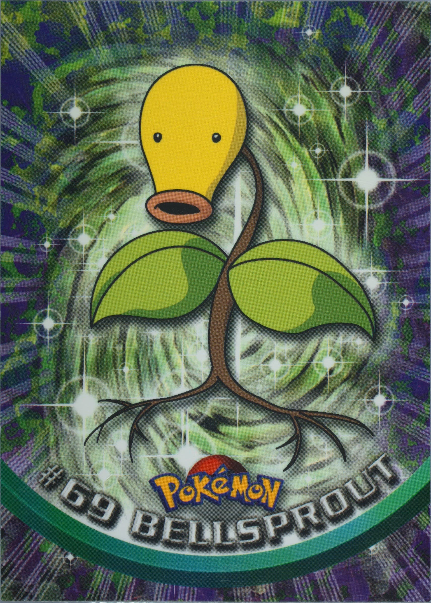 Bellsprout (69) 1999 Topps Pokemon TV