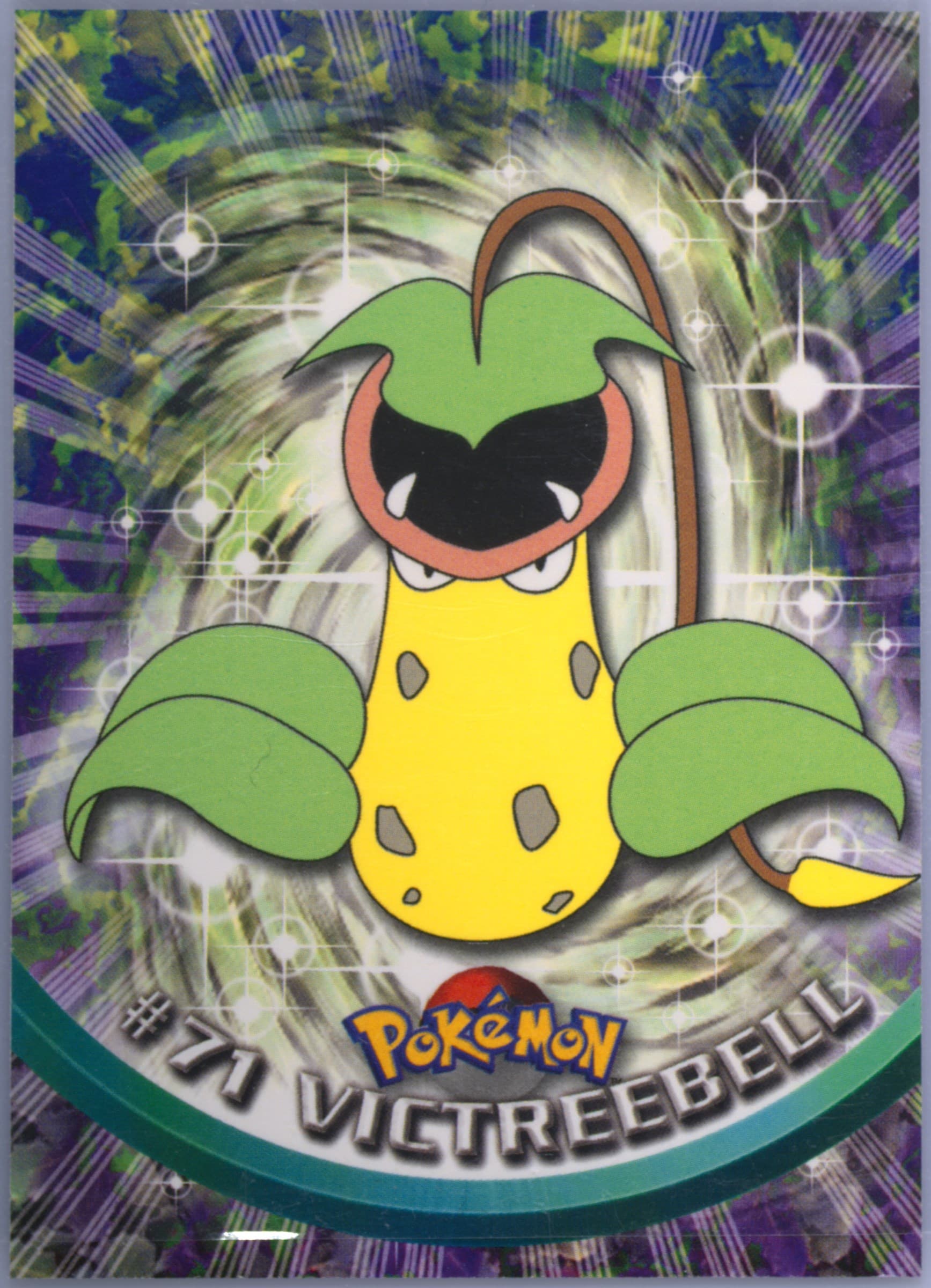 Victreebell (71) 1999 Topps Pokemon TV