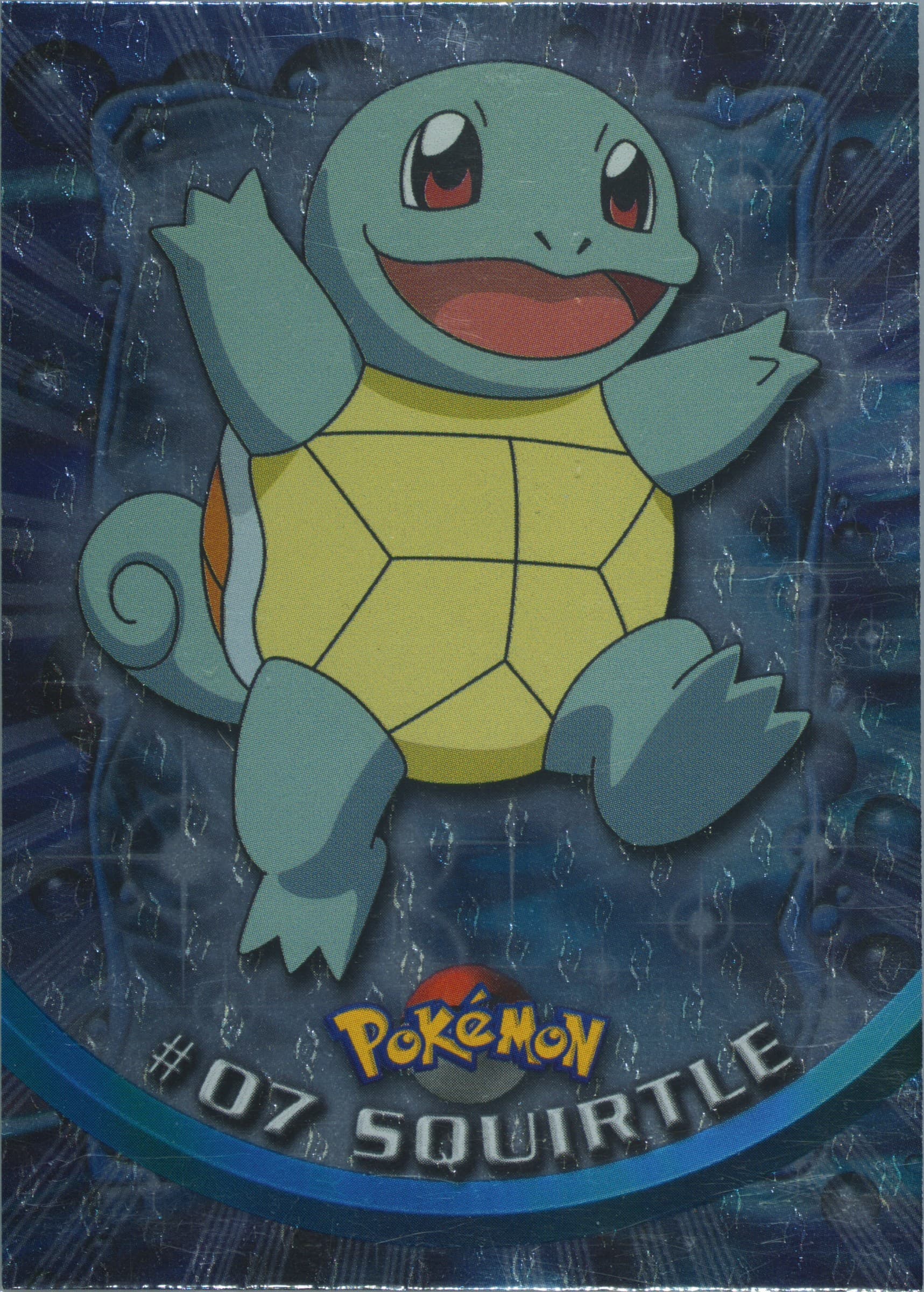 Squirtle Foil (7) 1999 Topps Pokemon TV