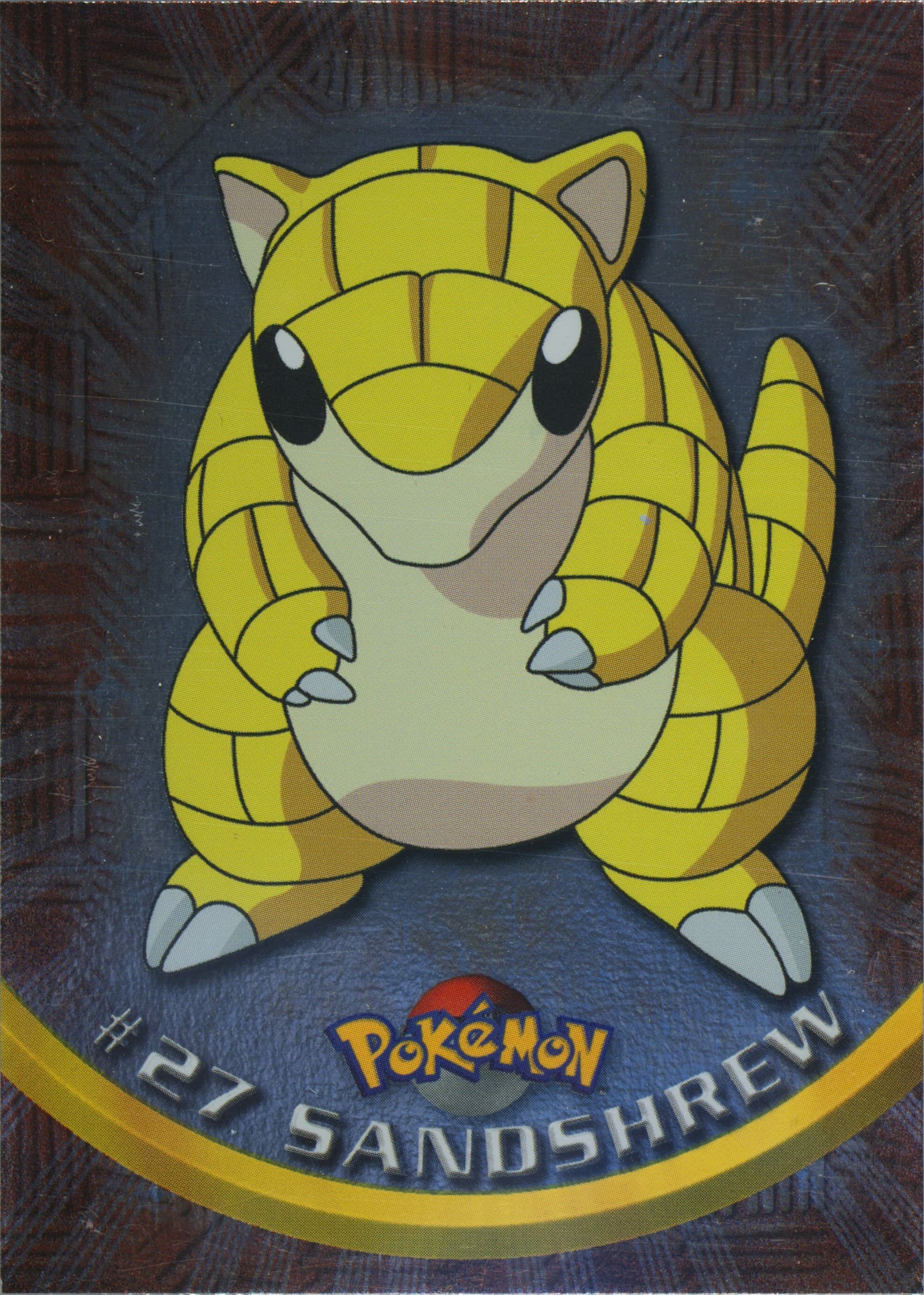 Sandshrew Foil (27) 1999 Topps Pokemon TV