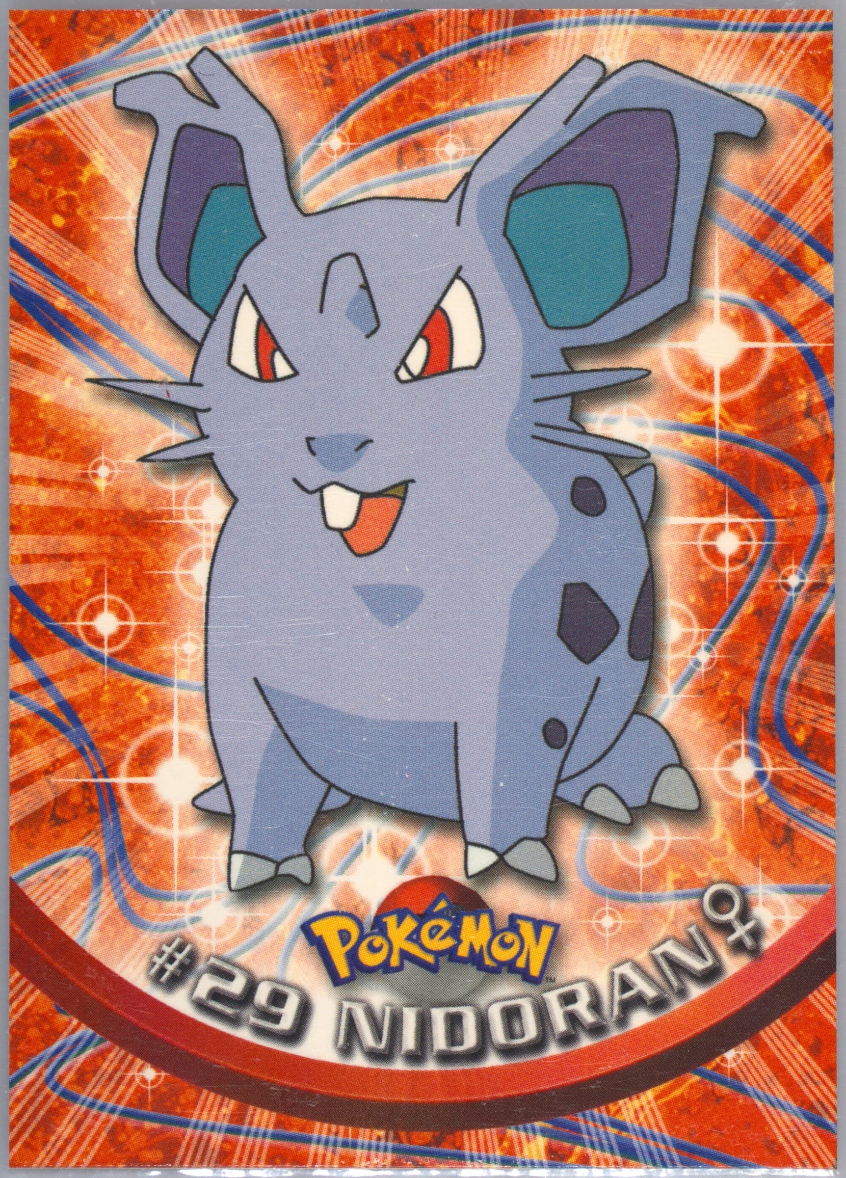 Nidoran (29) 1999 Topps Pokemon TV