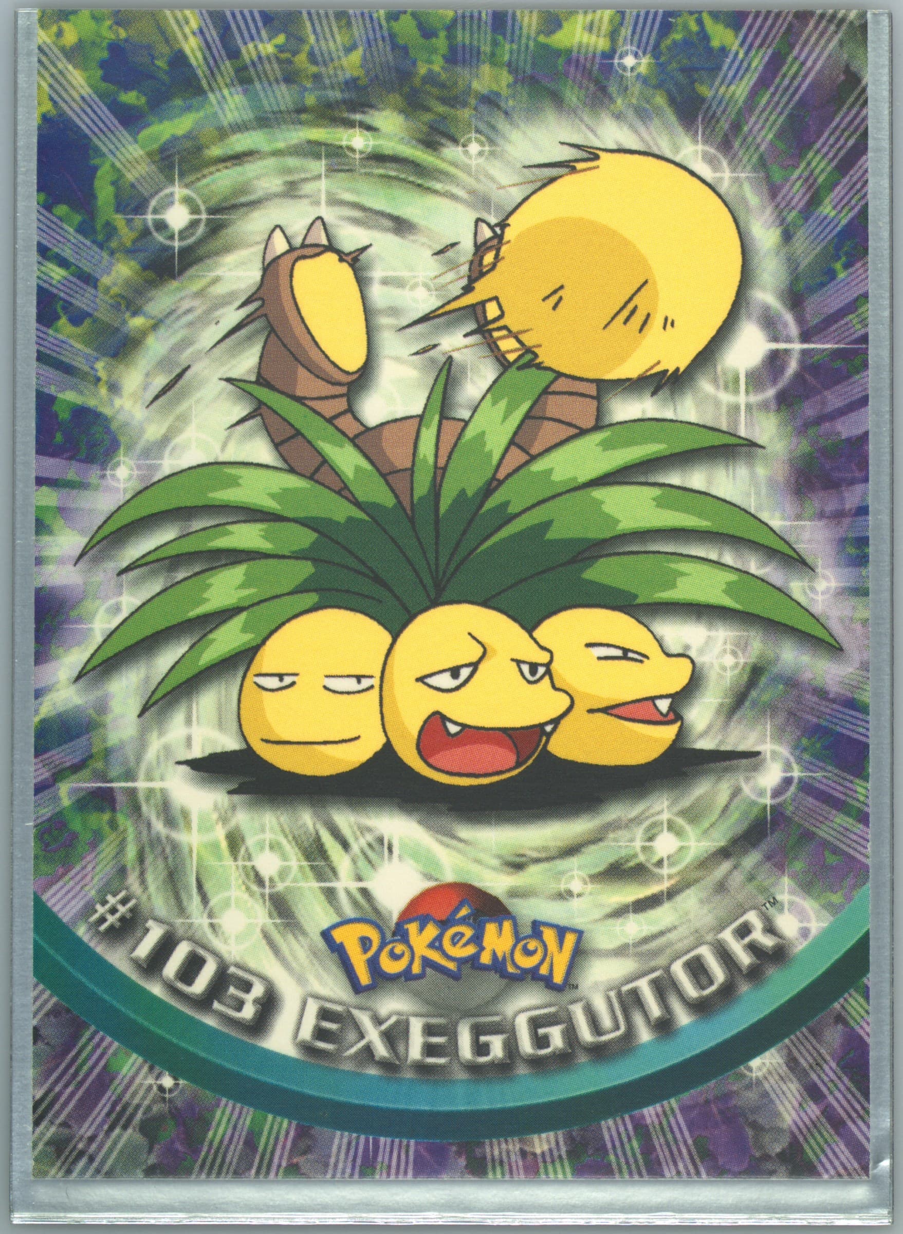 Exeggutor (103) 2000 Topps Pokemon TV Animation Series 2