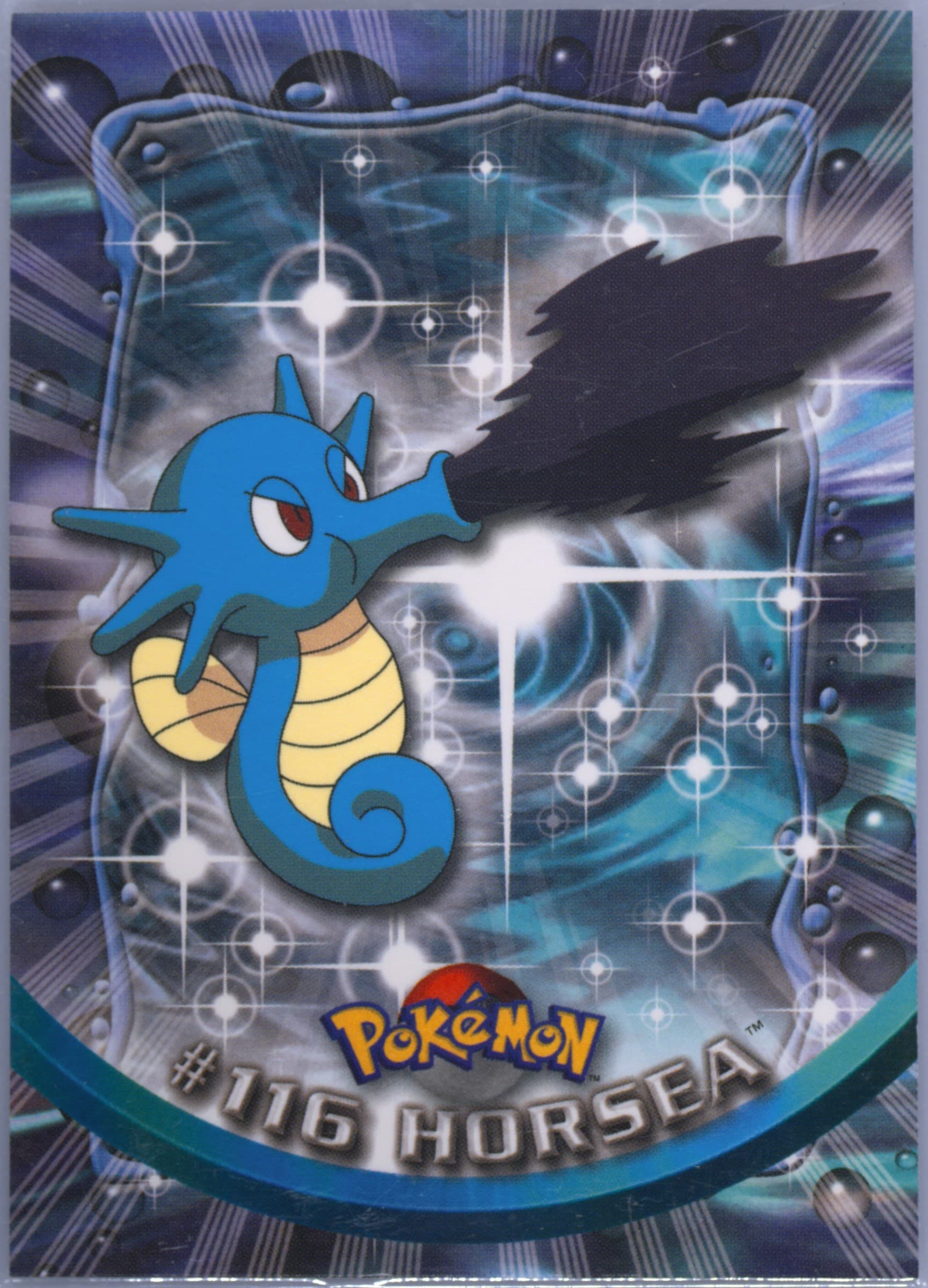 Horsea (116) 2000 Topps Pokemon TV Animation Series 2