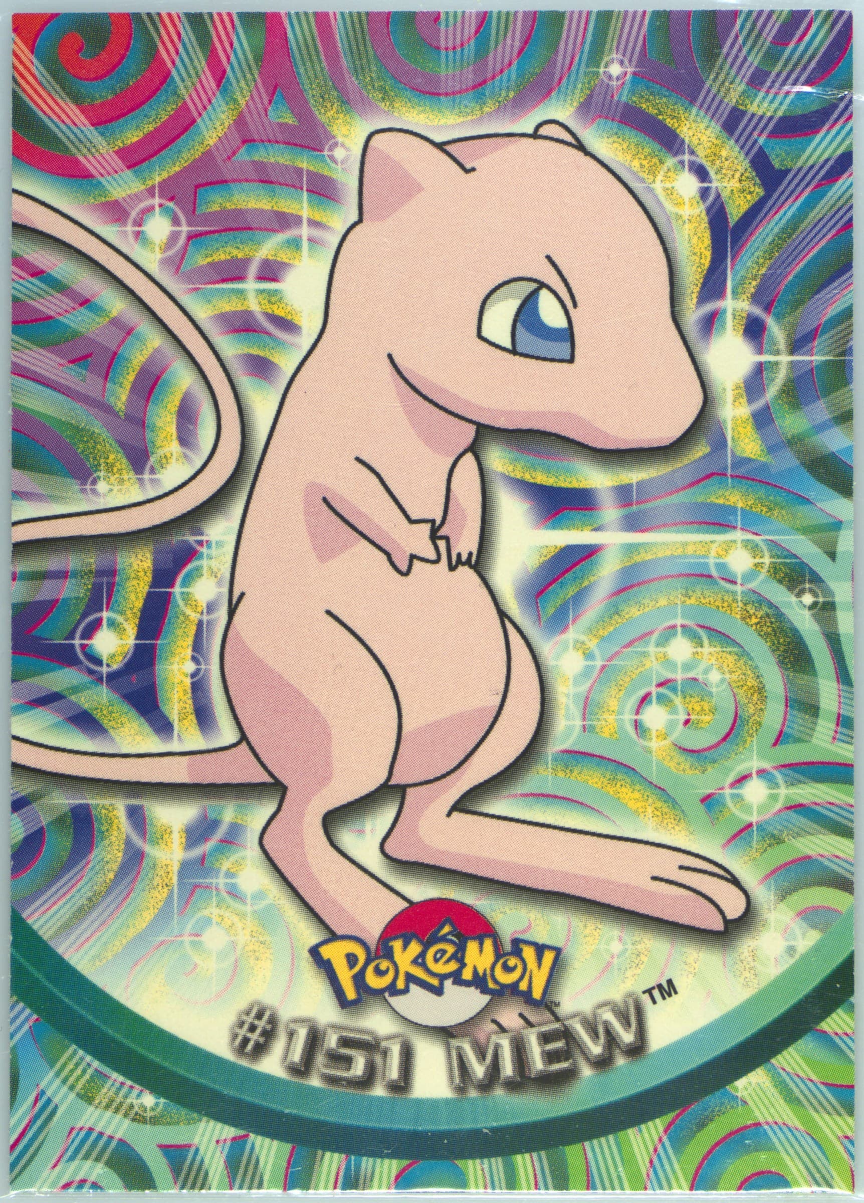Mew (151) 2000 Topps Pokemon TV Animation Series 3