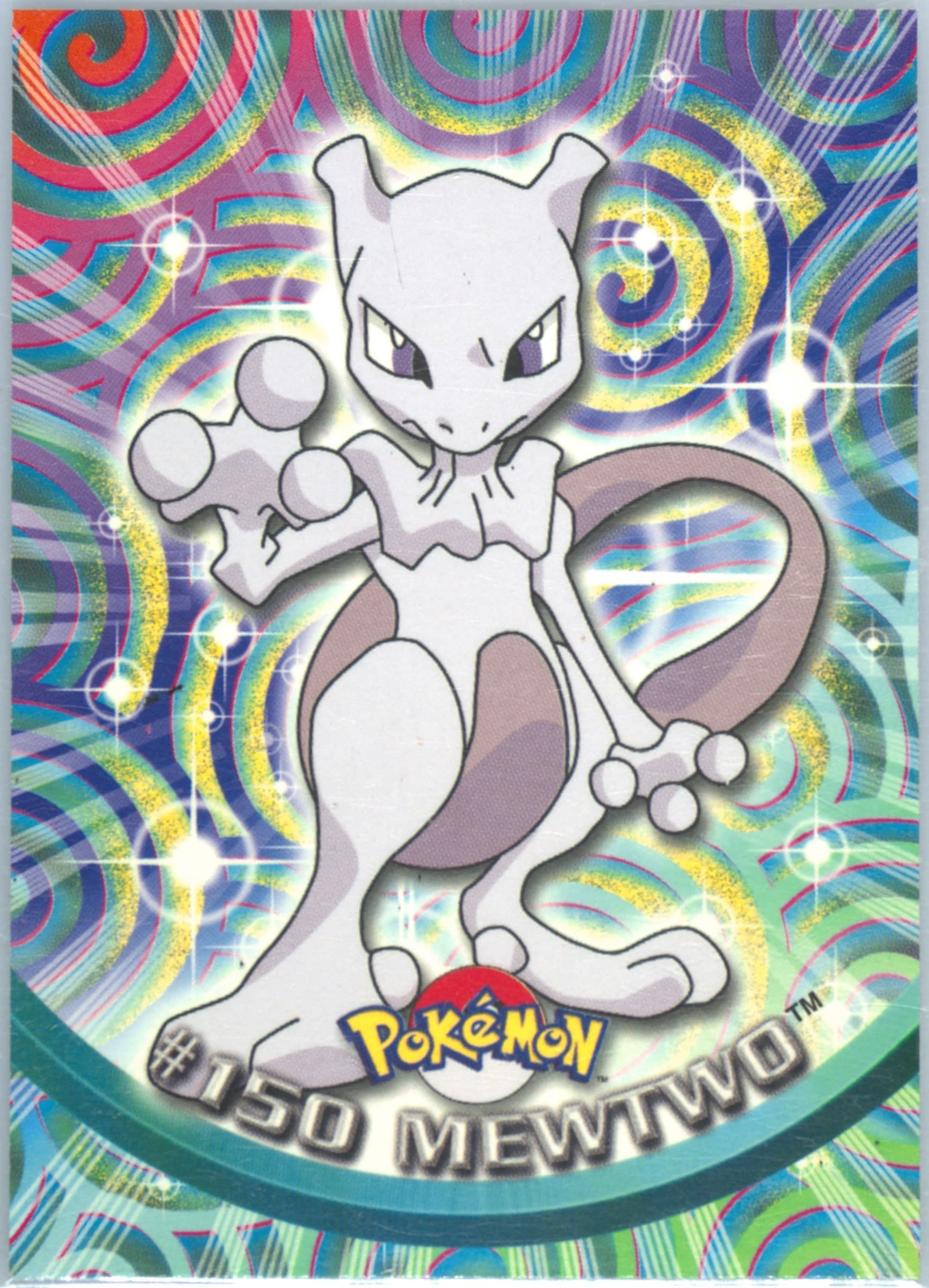 Mewtwo (150) 2000 Topps Pokemon TV Animation Series 3