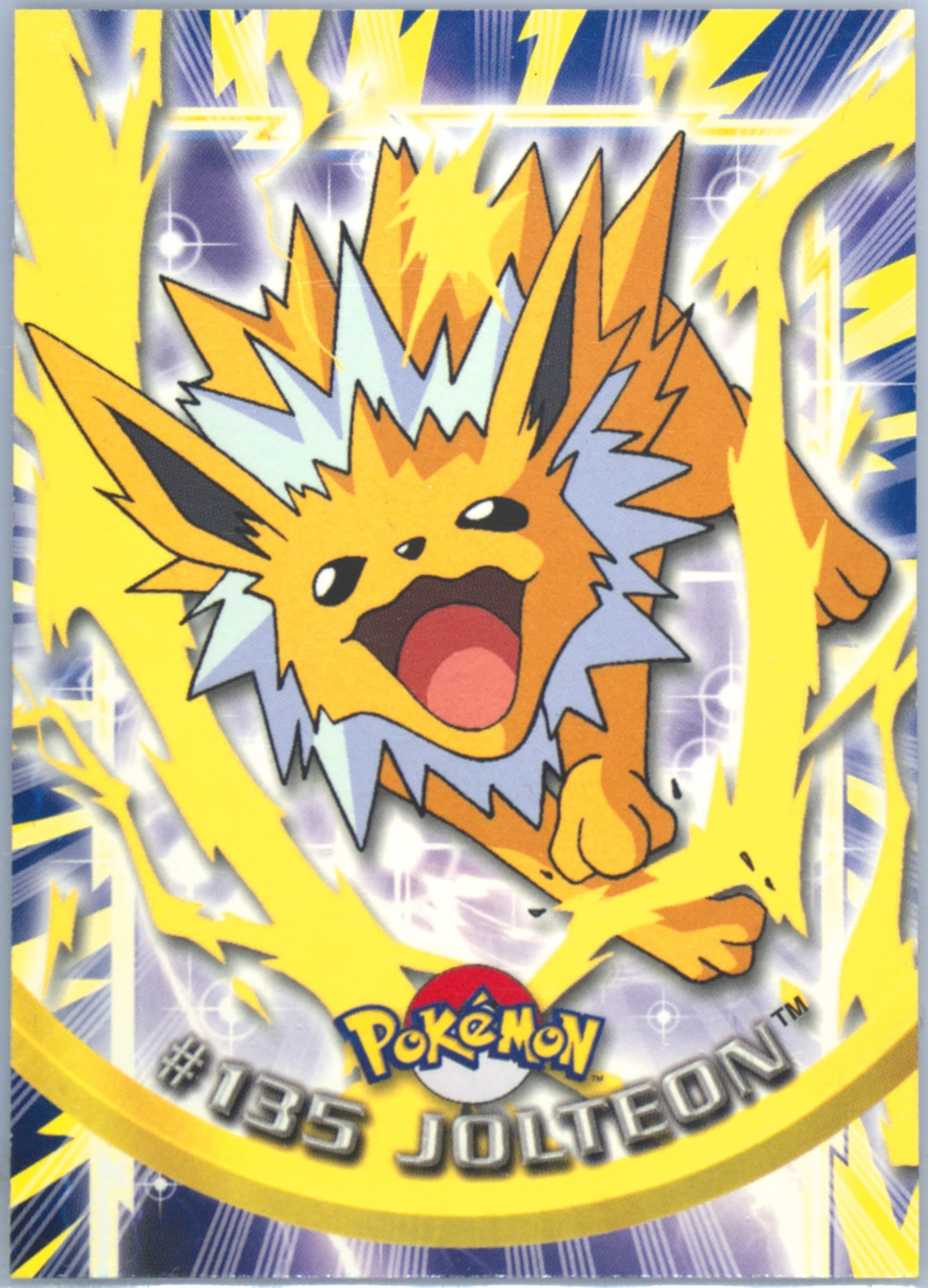 Jolteon (135) 2000 Topps Pokemon TV Animation Series 3
