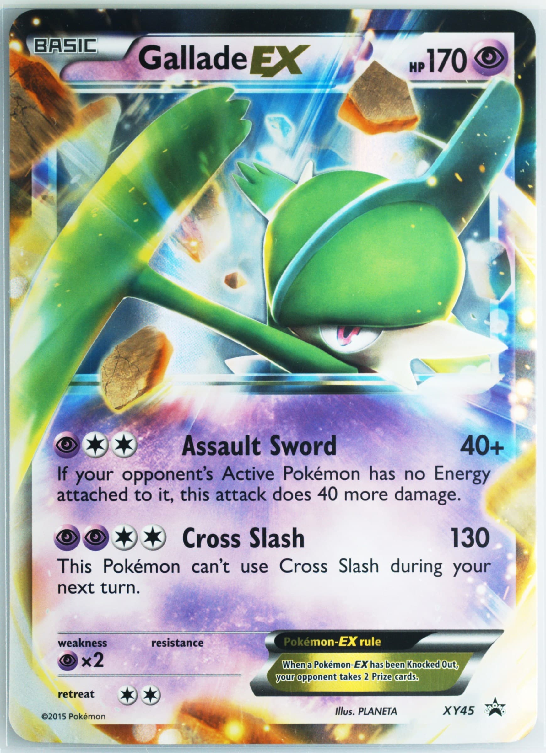 Gallade EX Jumbo (XY45) 2015 Pokemon XY Black Star Promos