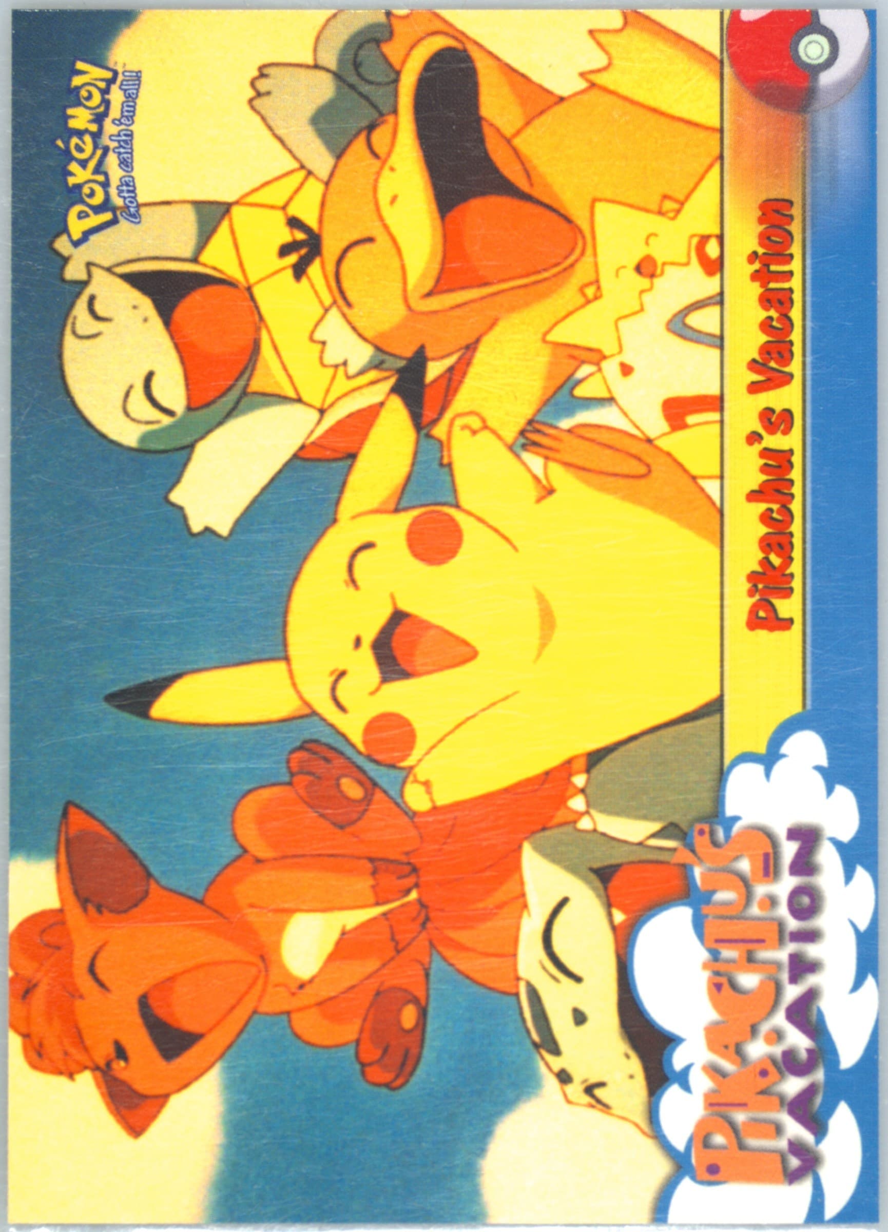 Movie Edition Pikachu's Vacation (42) 1999 Topps Pokemon the Movie Edt