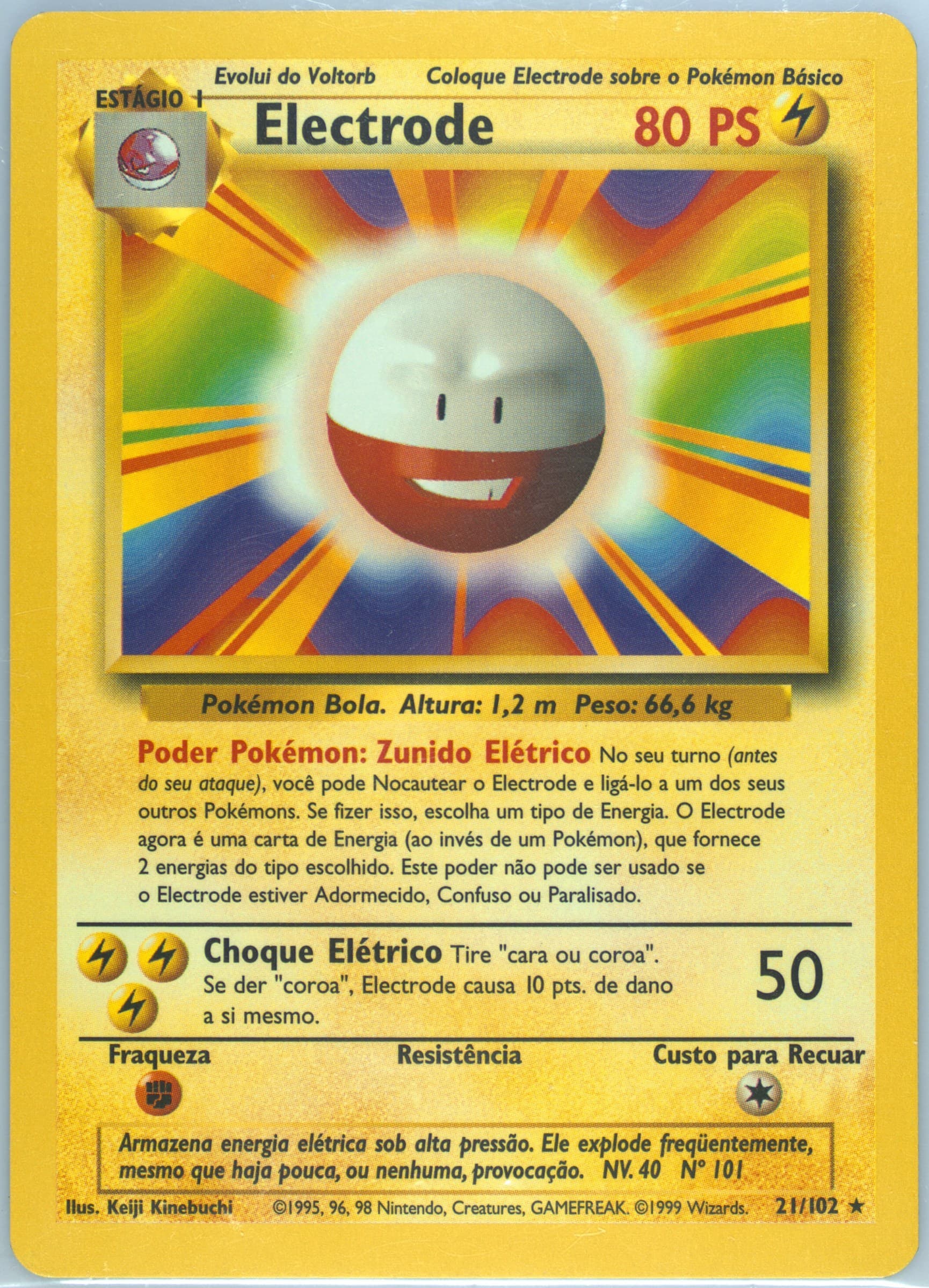 Electrode (21) 1999 Pokemon Portuguese