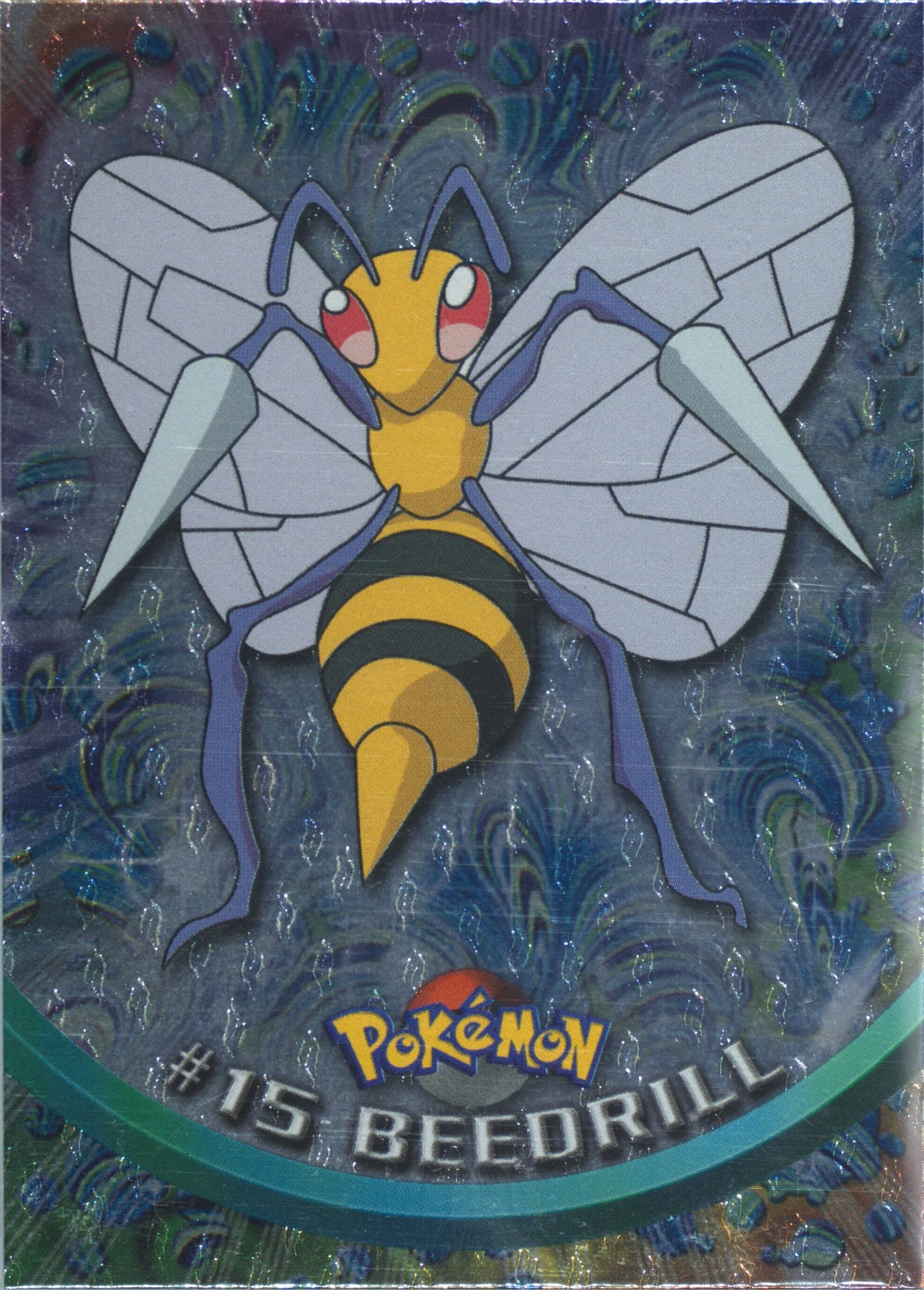 Beedrill Foil (15) 1999 Topps Pokemon TV