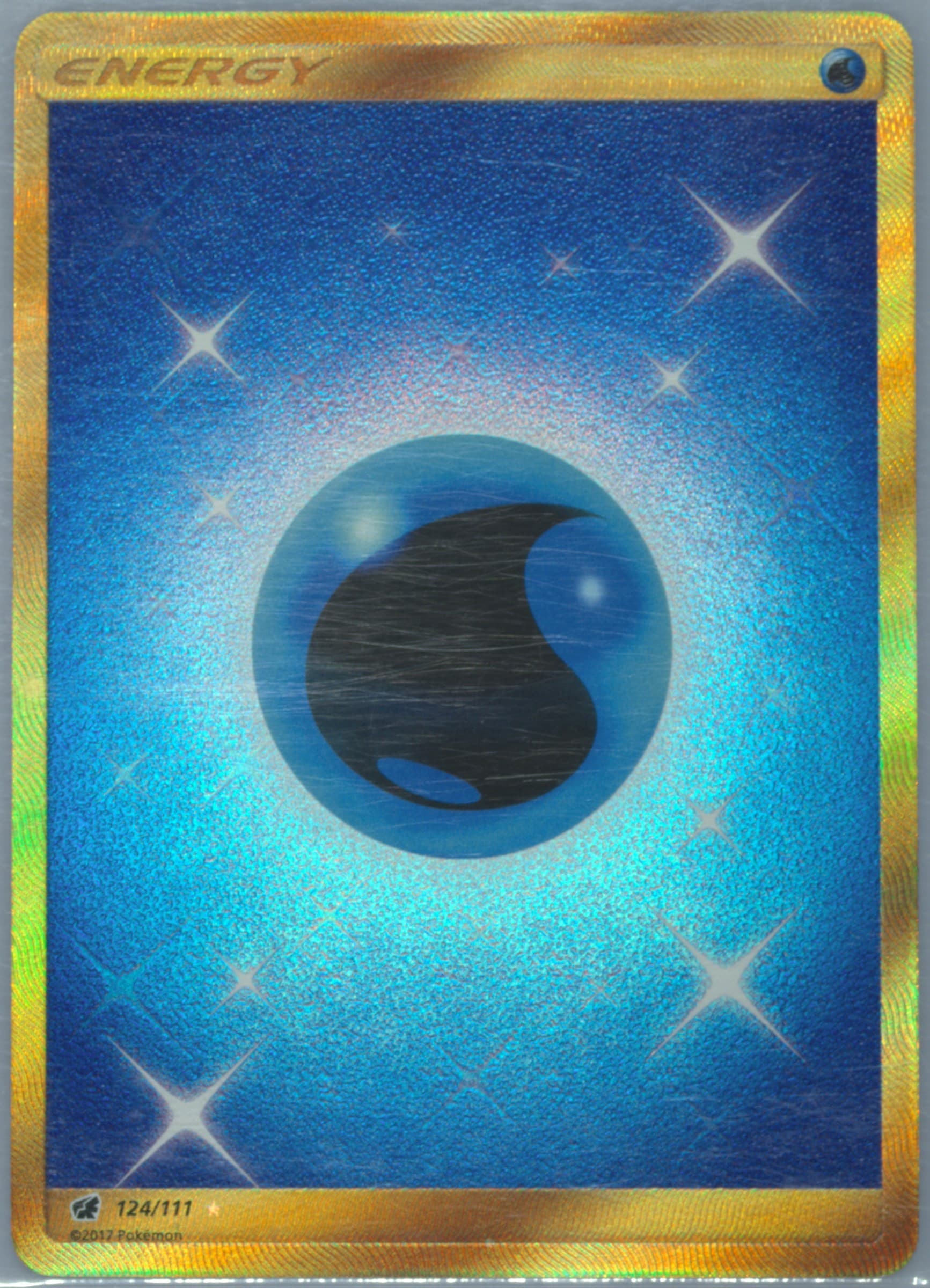 Water Energy Secret (124) 2017 Pokemon Sun & Moon Crimson Invasion