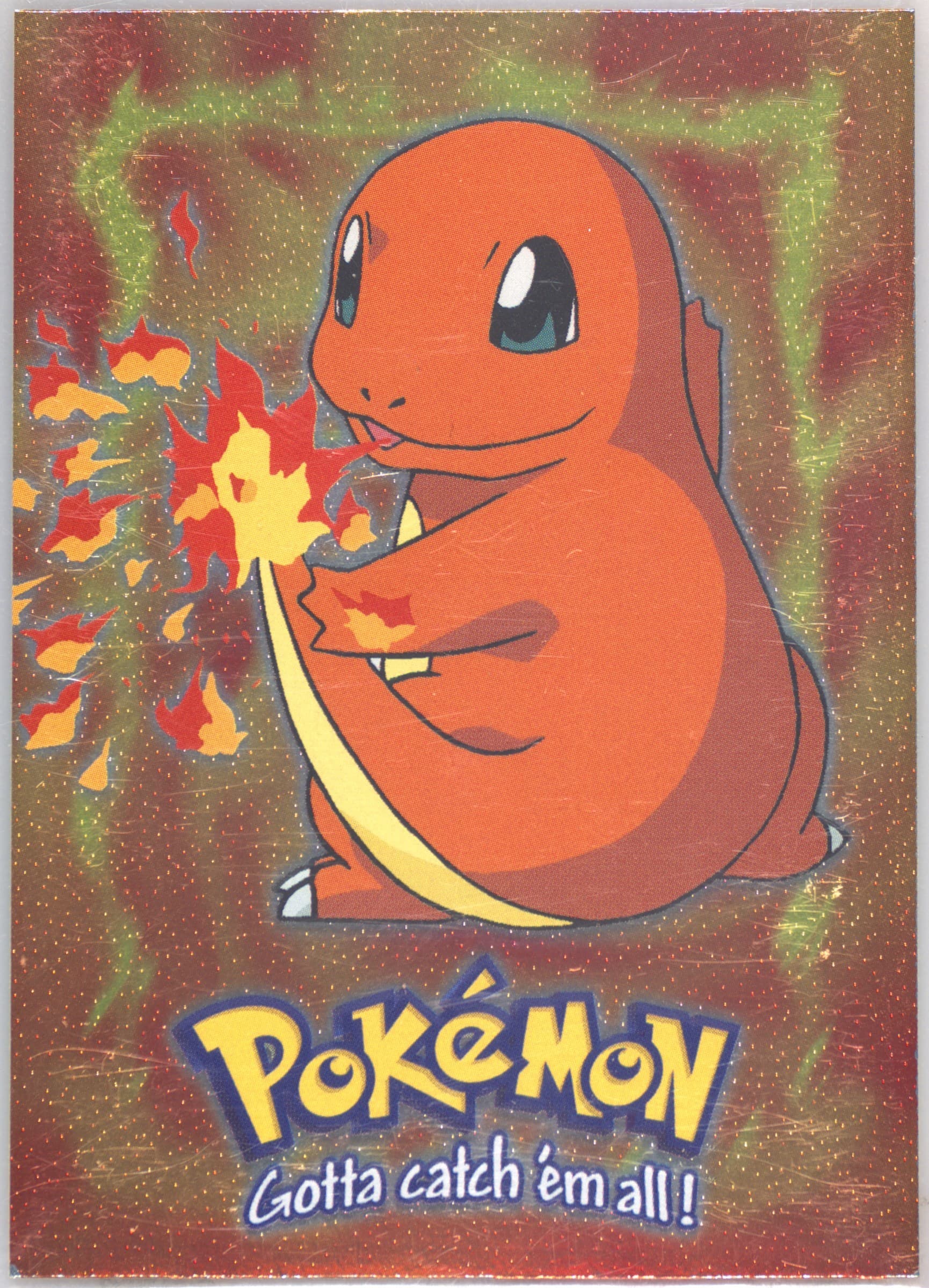 Charmander #4 Foil (E4) 1999 Topps Pokemon the Movie Edt