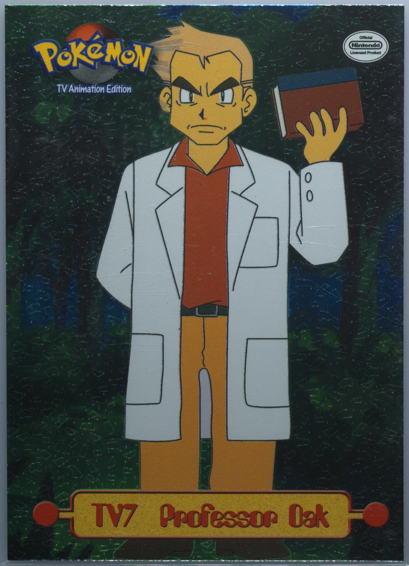 Professor Oak Foil (TV7) 1999 Topps Pokemon Series 1 Character Cards
