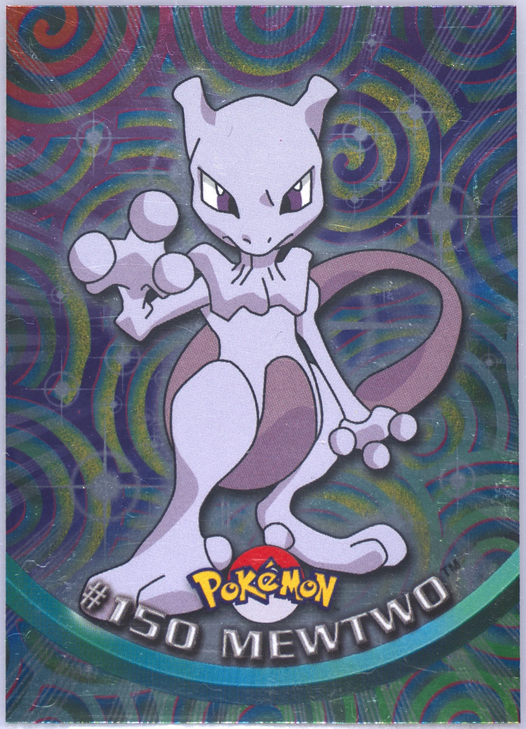 Mewtwo Foil (150) 2000 Topps Pokemon TV Animation Series 3