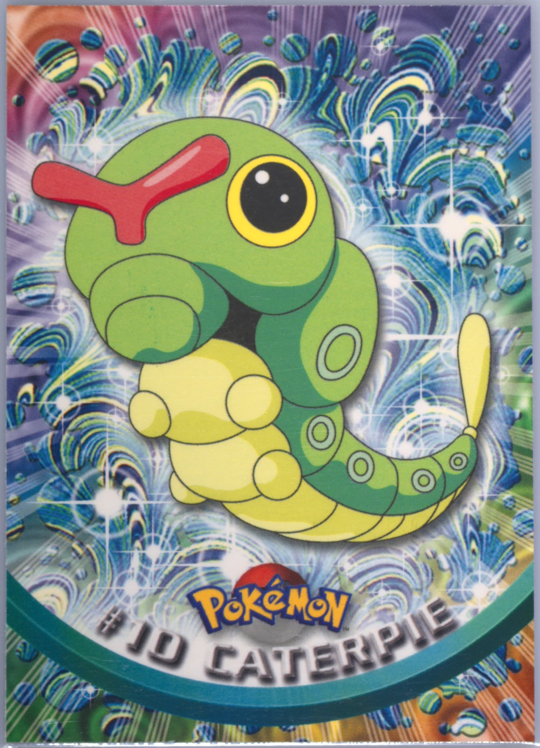 Caterpie (10) 1999 Topps Pokemon TV