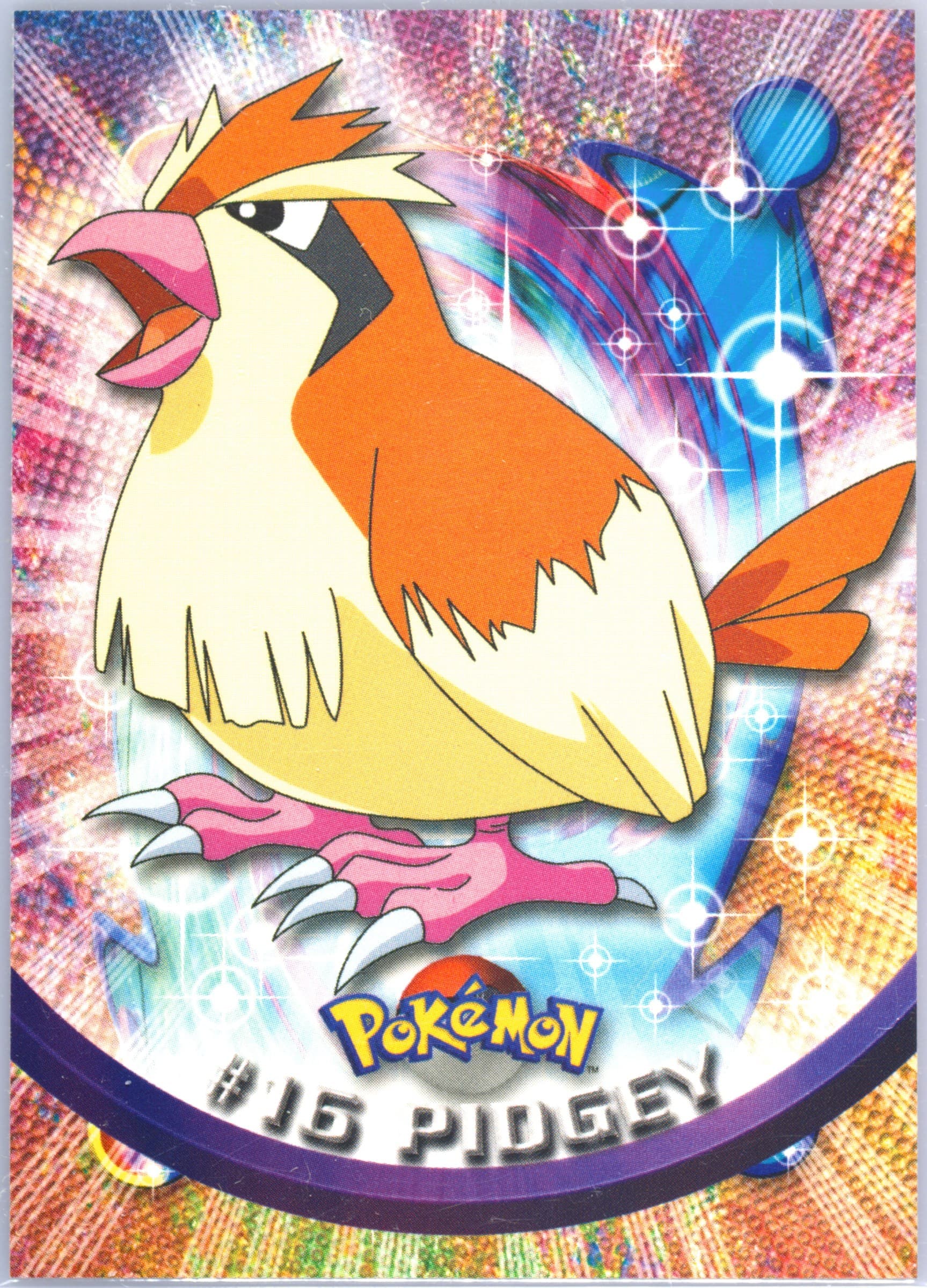 Pidgey (16) 1999 Topps Pokemon TV