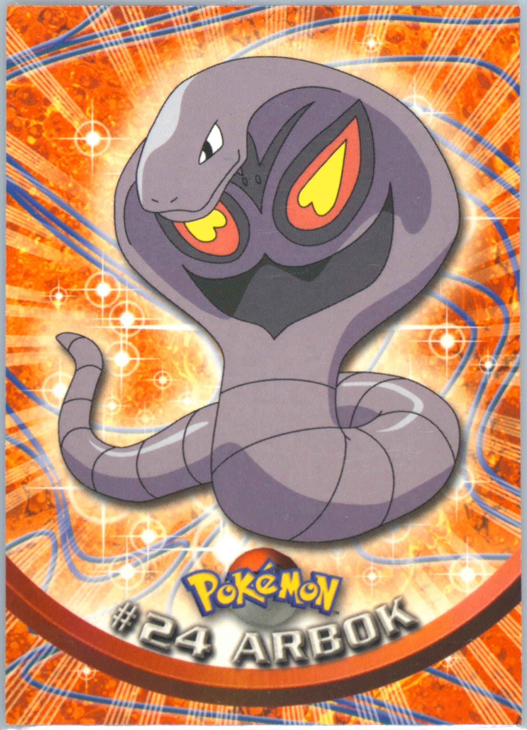 Arbok (24) 1999 Topps Pokemon TV